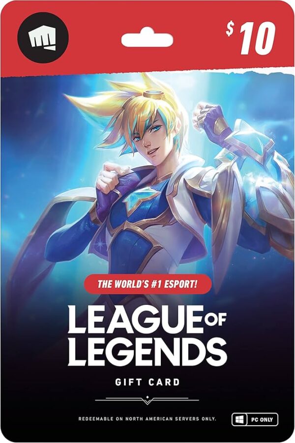 Acheter Carte Cadeau Riot LoL (League of Legends) Côte d’Ivoire (Orange Money, MTN MoMo, Wave, Moov Money)